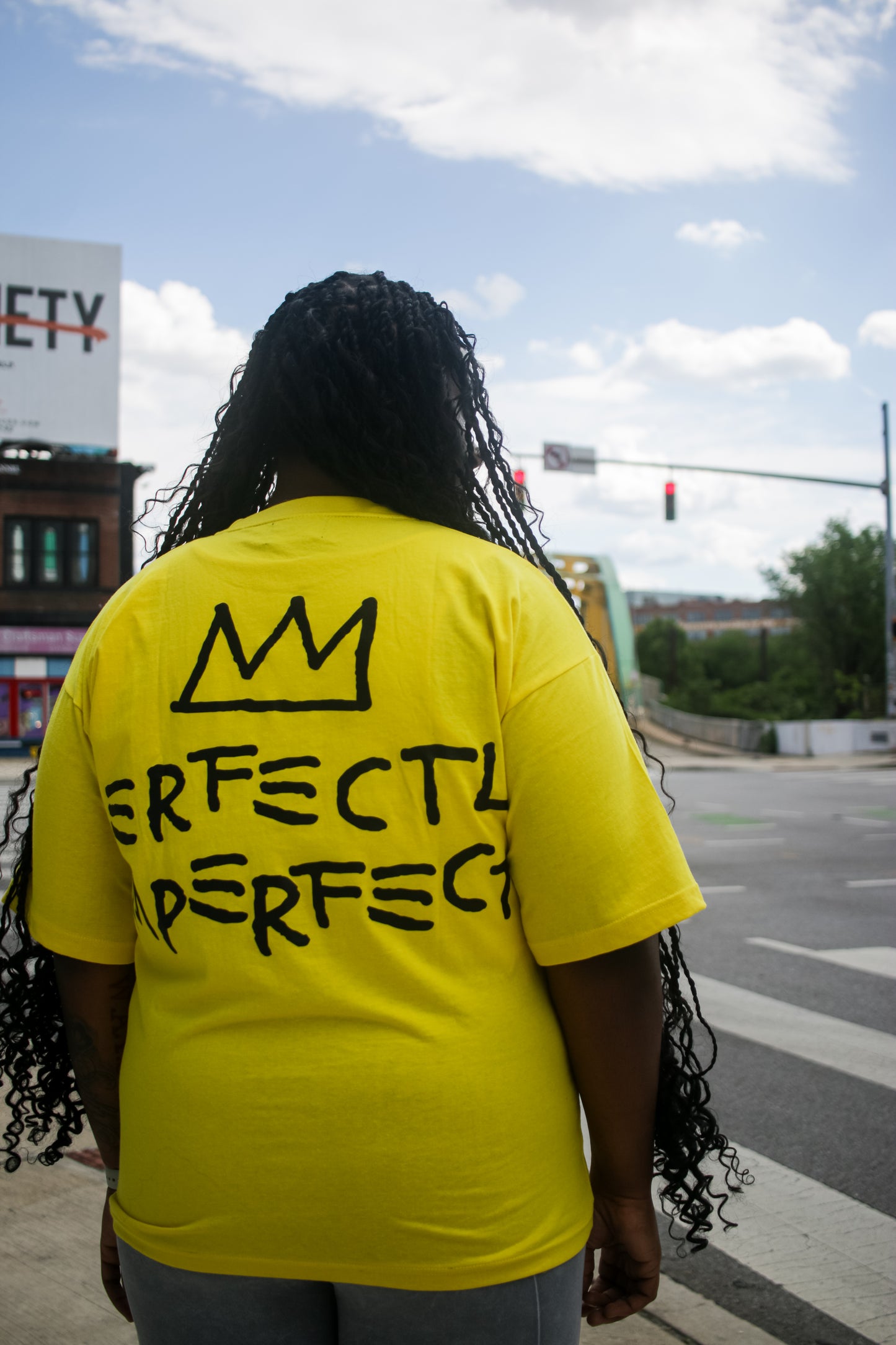 Basquiat Oversized Tee (Yellow)