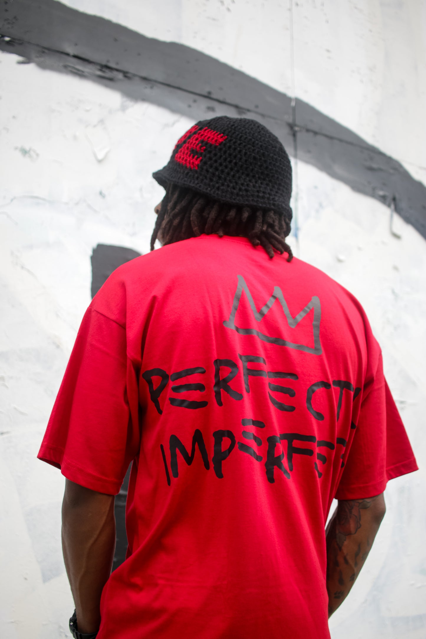 Basquiat Oversized Tee (Red)