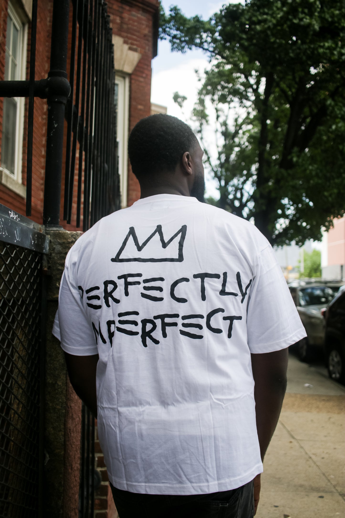Basquiat Oversized Tee (White)