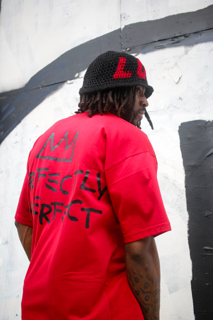 Basquiat Oversized Tee (Red)
